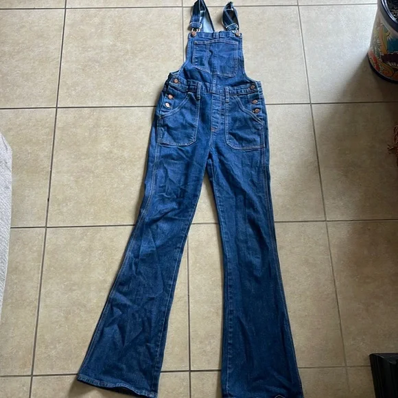 Madewell Jeans Madewell Flea Market Flare Denim Overall In